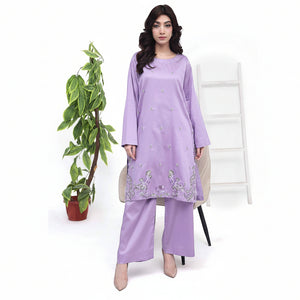 Lavender Embroidered Suit - Zardham ā Trendy Clothing for Girls & Women