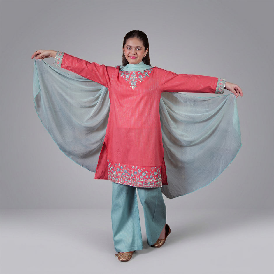 Mint Flora Set - Zardham – Trendy Clothing for Girls & WomenGirls' ClothingMint Flora Set