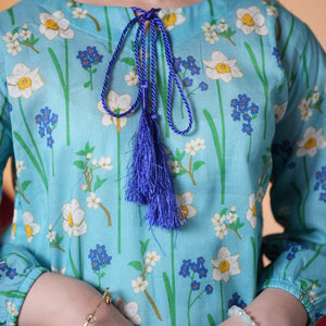 Aqua Bloom - Zardham – Trendy Clothing for Girls & WomenGirls' ClothingAqua Bloom