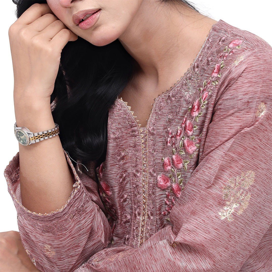 Soraya – Embroidered Zari Set - Zardham – Trendy Clothing for Girls & Women