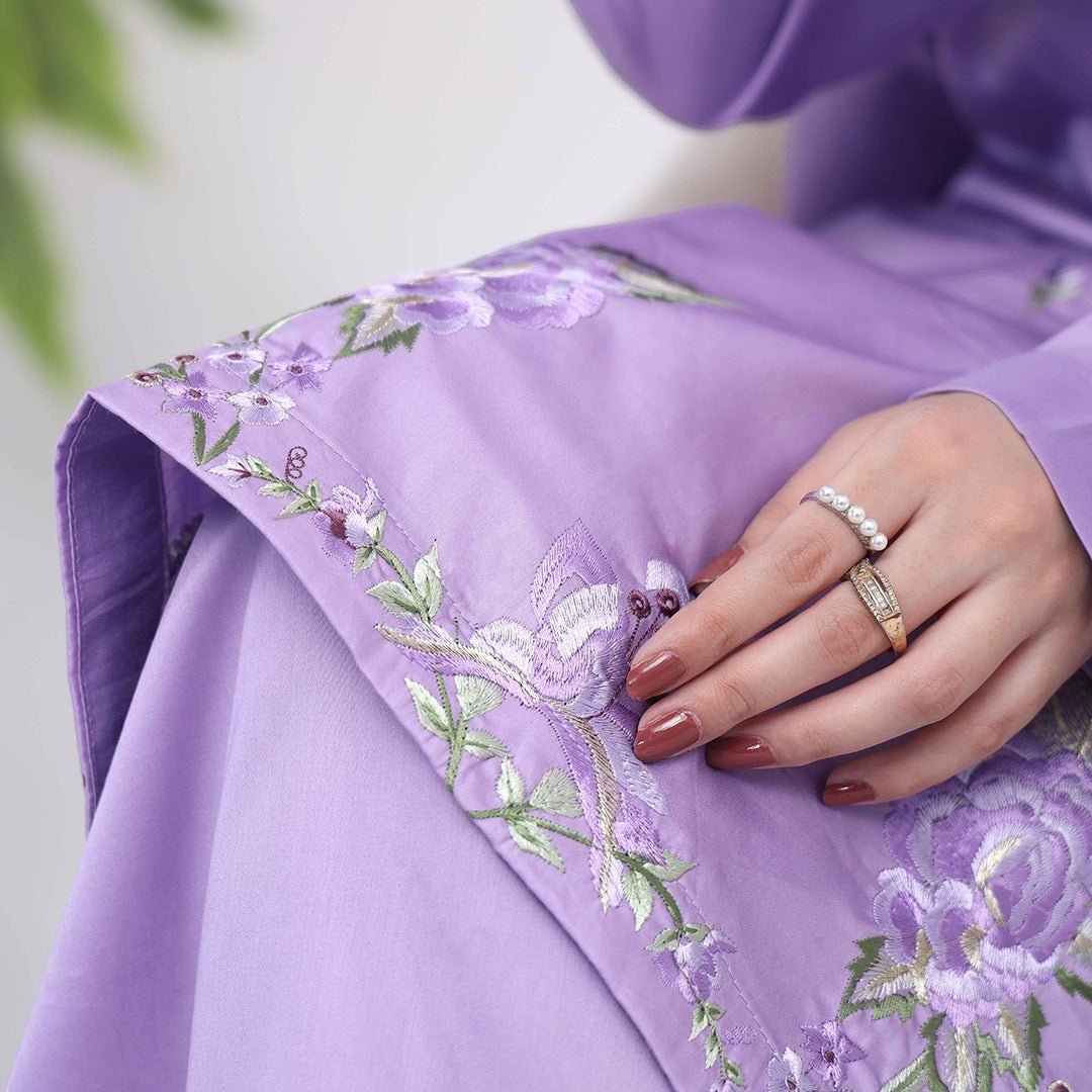 Lavender Embroidered Suit - Zardham – Trendy Clothing for Girls & Women